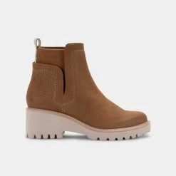DOLCEVITA HUEY BOOTIES WHISKEY NUBUCK