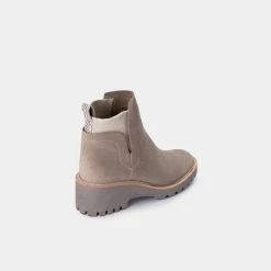 DOLCEVITA HUEY WIDE BOOTIES ALMOND SUEDE