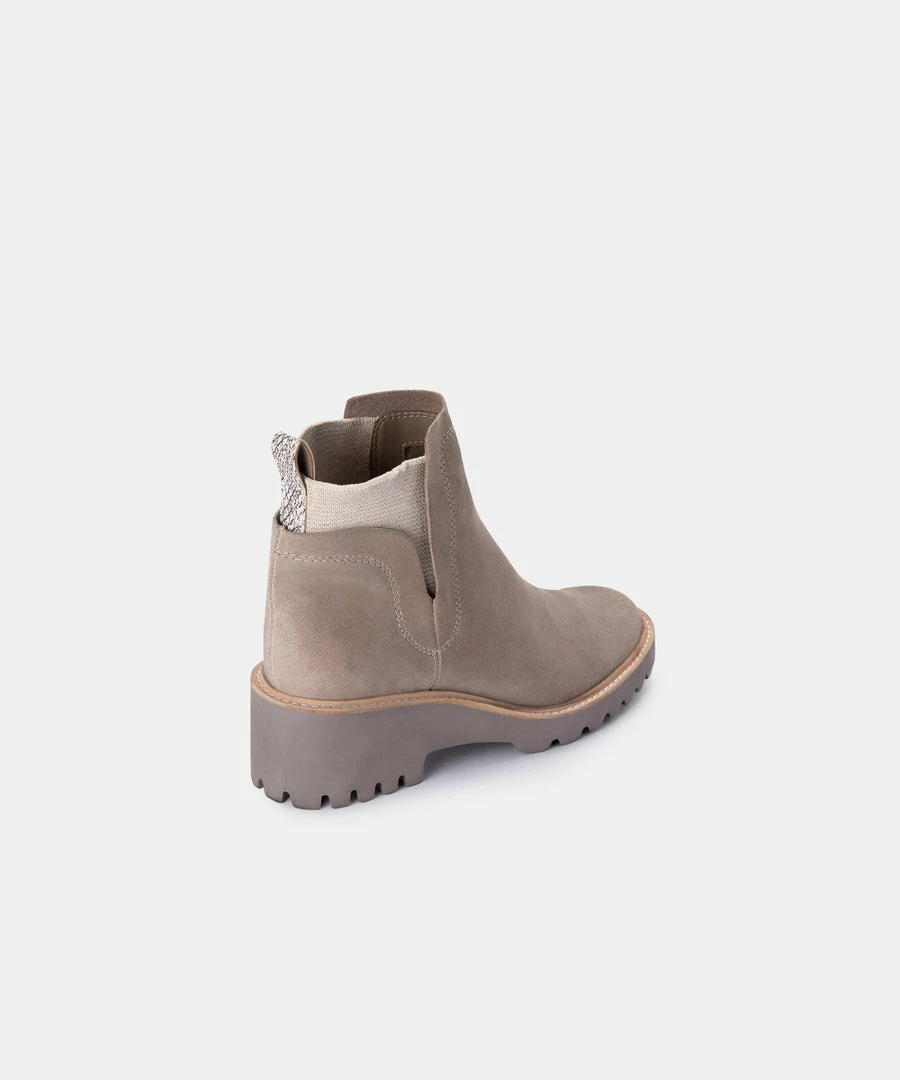 DOLCEVITA HUEY WIDE BOOTIES ALMOND SUEDE