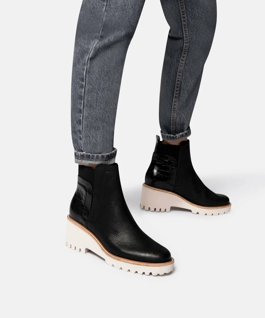 Recurate RESALE HUEY BOOTIES BLACK Re:vita