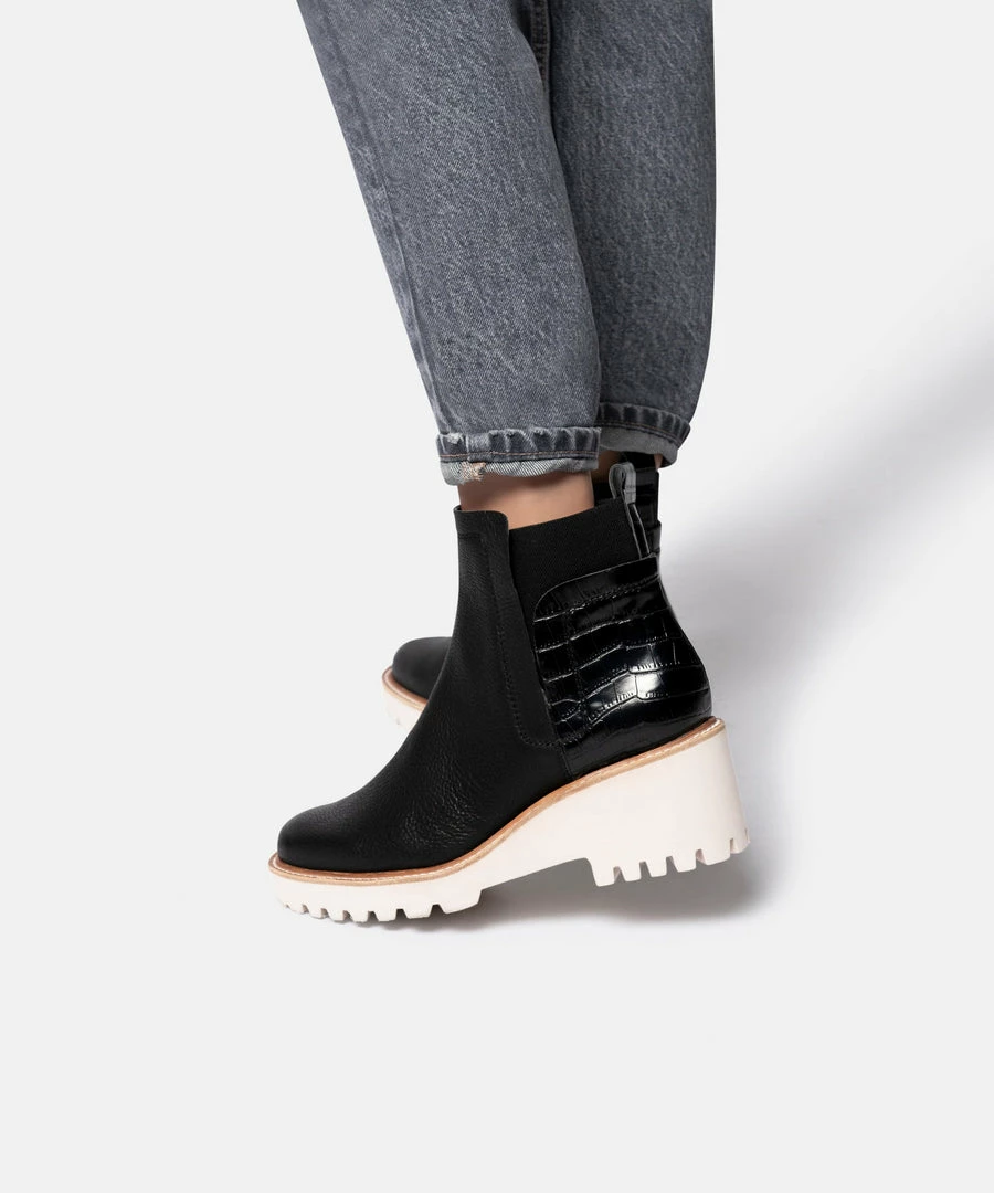 Recurate RESALE HUEY BOOTIES BLACK Re:vita