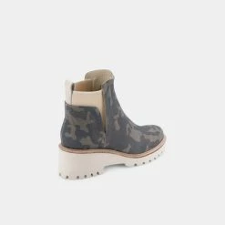 Recurate HUEY BOOTIES IN CAMO CANVAS - Re:vita