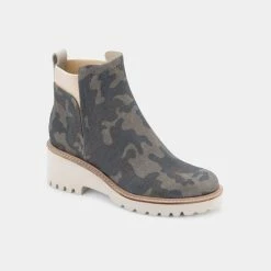 Recurate HUEY BOOTIES IN CAMO CANVAS - Re:vita