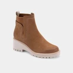 DOLCEVITA HUEY BOOTIES WHISKEY NUBUCK