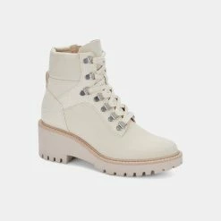 Recurate RESALE HUNTER BOOTIES IVORY CANVAS Re:vita