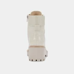 Recurate RESALE HUNTER BOOTIES IVORY CANVAS Re:vita