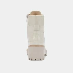 DOLCEVITA HUNTER BOOTIES IVORY CANVAS