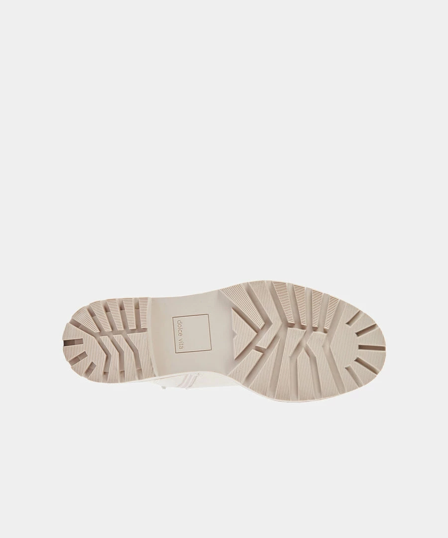 Recurate RESALE HUNTER BOOTIES IVORY CANVAS Re:vita