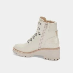DOLCEVITA HUNTER BOOTIES IVORY CANVAS