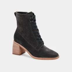 Recurate IDEN BOOTIES ANTHRACITE SUEDE Re:vita RESALE