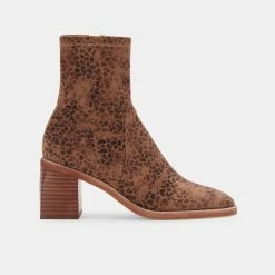 DOLCEVITA INDIGA BOOTIES DK LEOPARD STELLA SUEDE