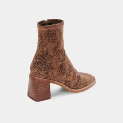 DOLCEVITA INDIGA BOOTIES DK LEOPARD STELLA SUEDE
