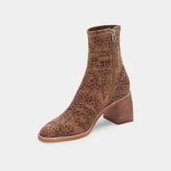 DOLCEVITA INDIGA BOOTIES DK LEOPARD STELLA SUEDE