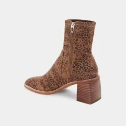 DOLCEVITA INDIGA BOOTIES DK LEOPARD STELLA SUEDE