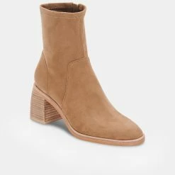 DOLCEVITA INDIGA BOOTIES TRUFFLE STELLA SUEDE