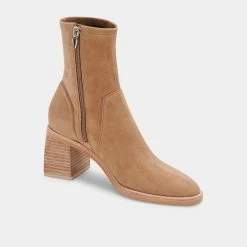 DOLCEVITA INDIGA BOOTIES TRUFFLE STELLA SUEDE