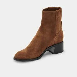 DOLCEVITA LAYTON BOOTIES DK BROWN SUEDE