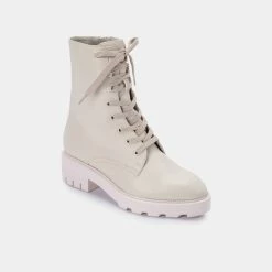 DOLCEVITA LOTTIE BOOTS IVORY LEATHER