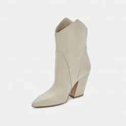 DOLCEVITA NESTLY BOOTIES IVORY LEATHER