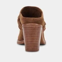 DOLCEVITA SERLA MULES DK BROWN SUEDE MULES & CLOGS