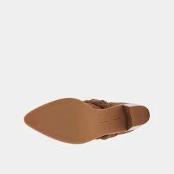 DOLCEVITA SERLA MULES DK BROWN SUEDE MULES & CLOGS