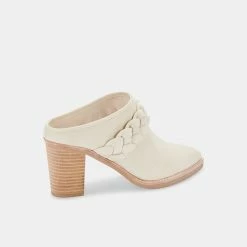 DOLCEVITA MULES & CLOGS SERLA MULES IVORY NUBUCK