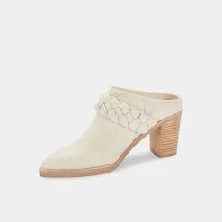 DOLCEVITA MULES & CLOGS SERLA MULES IVORY NUBUCK
