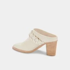 DOLCEVITA MULES & CLOGS SERLA MULES IVORY NUBUCK