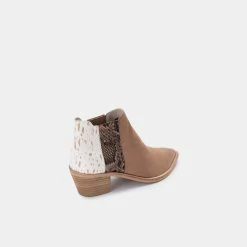 DOLCEVITA SHANA WIDE BOOTIES TAUPE MULTI NUBUCK