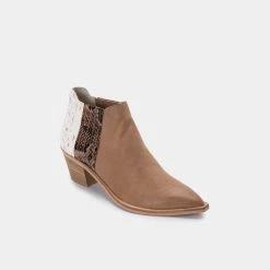 DOLCEVITA SHANA WIDE BOOTIES TAUPE MULTI NUBUCK