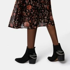 DOLCEVITA SHELAH BOOTIES BLACK NUBUCK