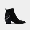 DOLCEVITA SHELAH BOOTIES BLACK NUBUCK