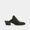 DOLCEVITA SHILOH MULES ANTHRACITE SUEDE MULES & CLOGS