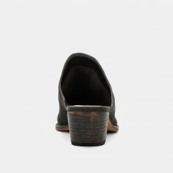 DOLCEVITA SHILOH MULES ANTHRACITE SUEDE MULES & CLOGS