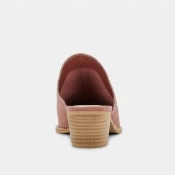 DOLCEVITA SHILOH MULES BLUSH SUEDE MULES & CLOGS