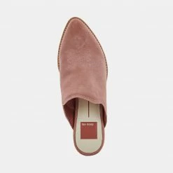 Recurate RESALE SHILOH MULES BLUSH SUEDE - Re:vita