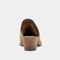 DOLCEVITA SHILOH MULES TRUFFLE SUEDE