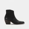 Recurate SILMA BOOTIES BLACK LEATHER Re:vita
