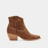 DOLCEVITA SILMA BOOTIES DK BROWN SUEDE