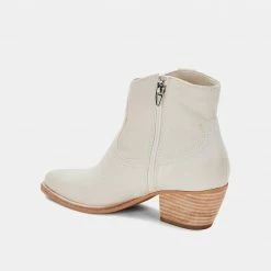 DOLCEVITA SILMA BOOTIES IVORY NUBUCK