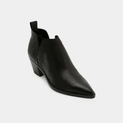 DOLCEVITA SONNI WIDE BOOTIES BLACK