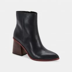 DOLCEVITA TERRIE BOOTIES BLACK LEATHER