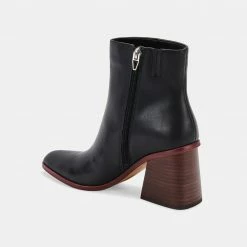 DOLCEVITA TERRIE BOOTIES BLACK LEATHER