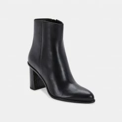 DOLCEVITA TIMONE BOOTIES ONYX LEATHER