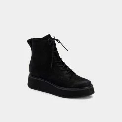 Recurate ADYSON BOOTIES BLACK NUBUCK Re:vita