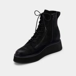 Recurate ADYSON BOOTIES BLACK NUBUCK Re:vita