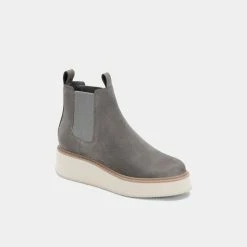 Recurate ARLETE BOOTIES CHARCOAL SUEDE Re:vita
