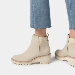 DOLCEVITA HUEY BOOTIES SANDSTONE CANVAS
