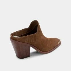 DOLCEVITA KATE HEELS DK BROWN SUEDE