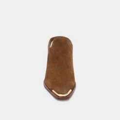 DOLCEVITA KATE HEELS DK BROWN SUEDE